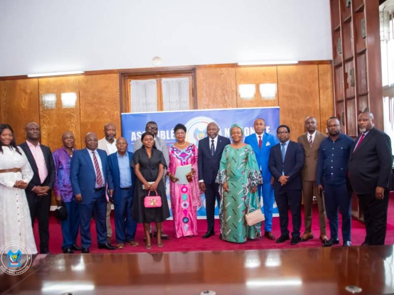 Le Caucus des élus nationaux du Kongo central reçu par le speaker de la chambre basse du parlement Vital Kamerhe, mardi 08 octobre 2024