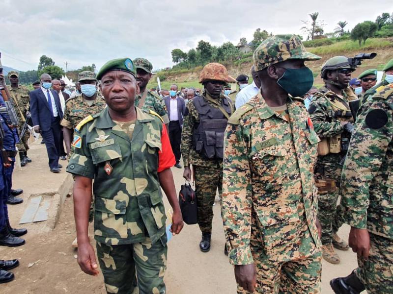 Les militaires de la coalition FARDC-UPDF engagés dans les opérations de traque contre les terroristes MTM/ISCAP au Nord-Kivu et en Ituri [photo d’illustration]