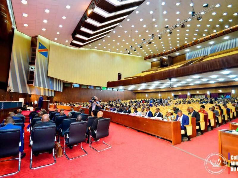 L’assemblée nationale congolaise lors du débat général sur le projet de loi des finances exercice 2025.
