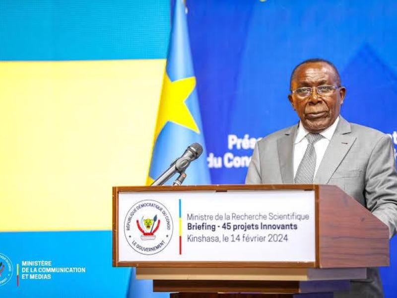 Gilbert Kabanda, ministre de la recherche scientifique.