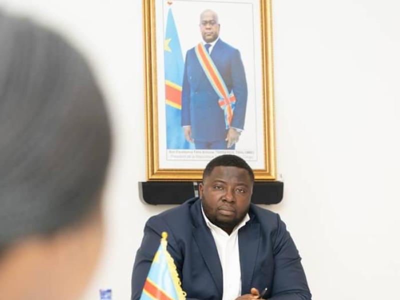 Le ministre des infrastructures et travaux publics de la ville de Kinshasa, Alain Tshilungu. [Photo d'illustration]