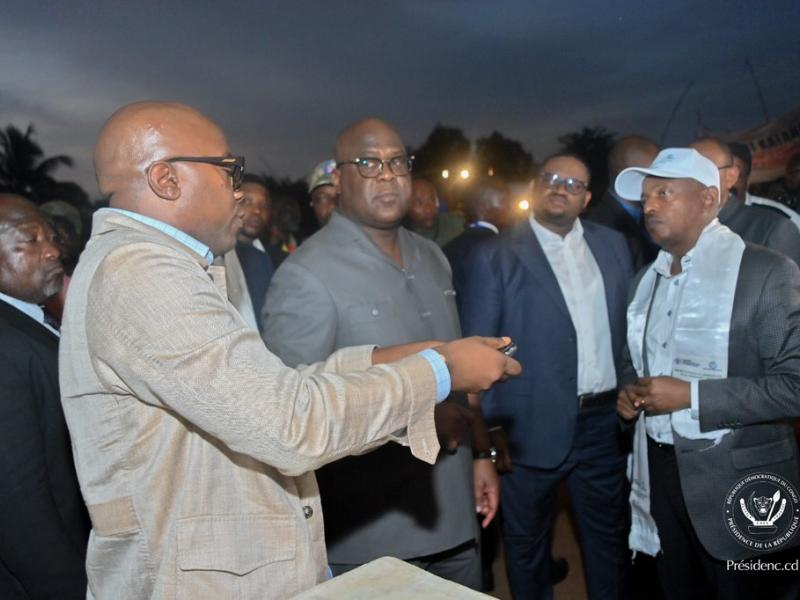 Le chef de l'État Félix Tshisekedi lance les travaux de modernisation de la route N°2 à Mbuji-mayi, samedi 28 28 décembre 2024