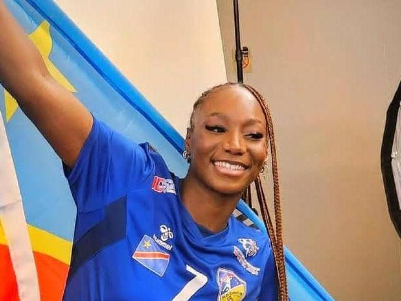 La joueuse congolaise de Handball, Pina Luambo Laugane.