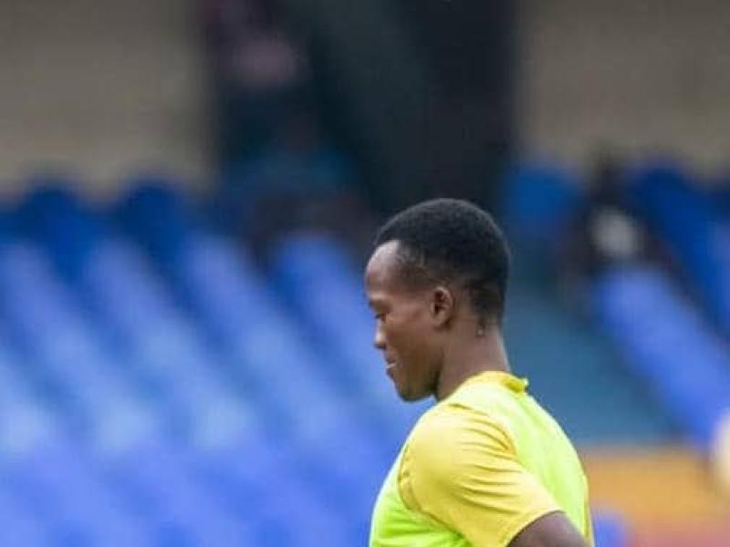 Oscar Kabwit lors d'une séance d'entraînement des Léopards au Stade des Martyrs. [Photo d'illustration]