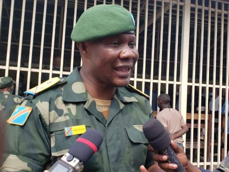 Guillaume Nd'jike, porte-parole des FARDC Ituri