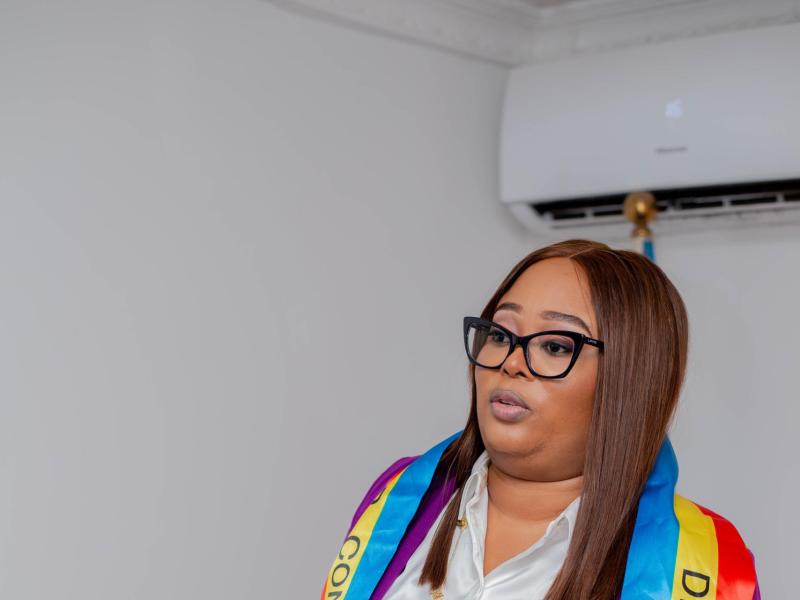 La ministre provinciale des Finances et Economie de Kinshasa Yvette Tembo Kulemfuka