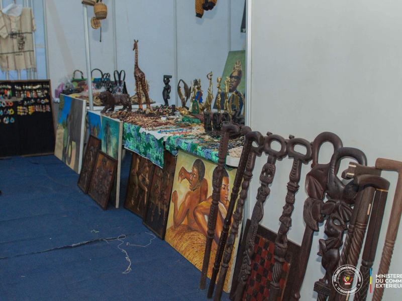 Des œuvres d’art exposées lors de la 46ème édition de la FICKIN à Kinshasa [photo d’illustration]