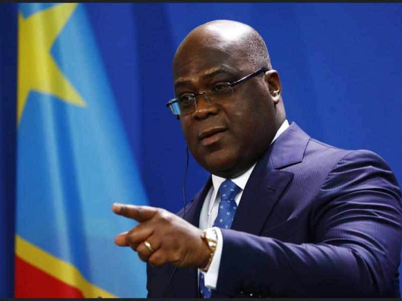 Le chef de l'État Félix Tshisekedi