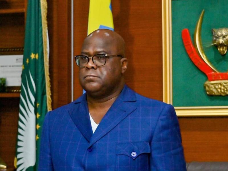 Le chef de l'État Félix Tshisekedi