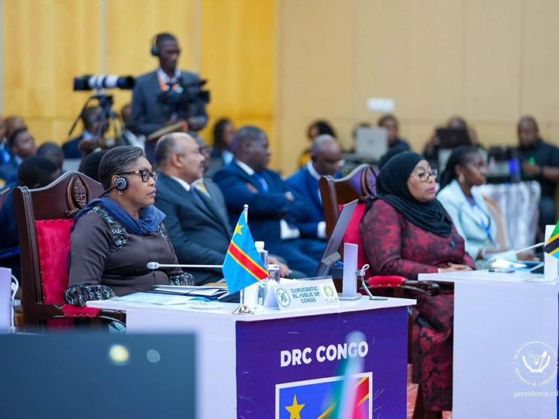 La Première Ministre de la République Démocratique du Congo, Judith Suminwa Tuluka au sommet mixte EAC-SADC à Nairobi 