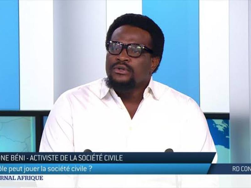 Carbone Béni, activiste du Mouvement citoyen Filimbi