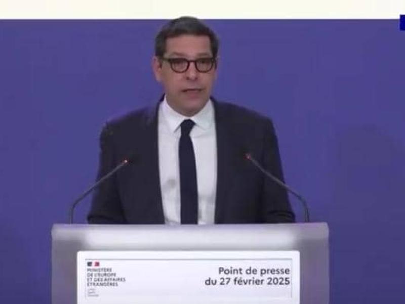 Christophe Lemoine, porte parole du ministère de l’Europe et des Affaires étrangères français.