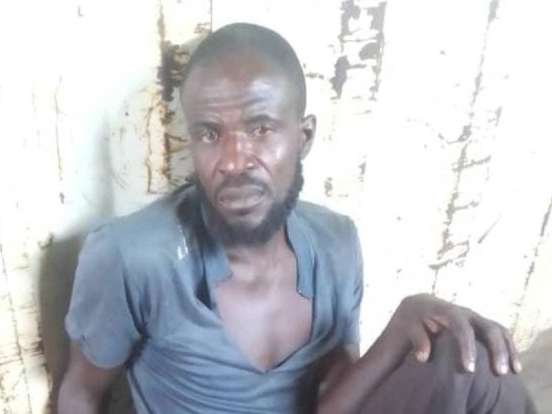 Ibula Samy alias Sadam, commandant de la Milice Mobondo capturé par les FARDC au village Popo