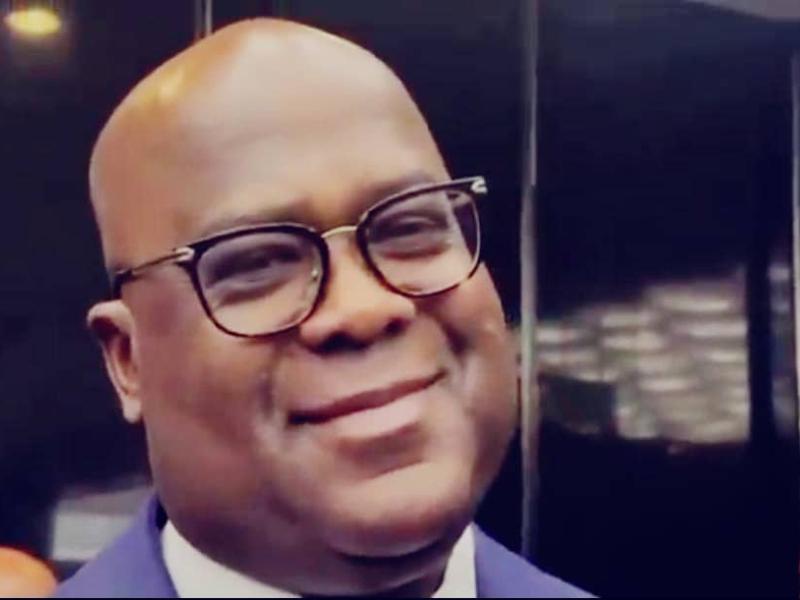 Félix Tshisekedi, président de la RDC lors d’une interview avec la presse Namibienne à Windhoek