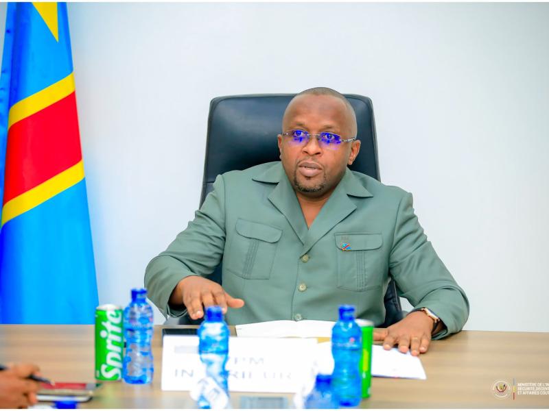 Jacquemain Shabani Lukoo,  Vice-premier ministre de l'Intérieur, sécurité,  Décentralisation et affaires coutumières en RDC