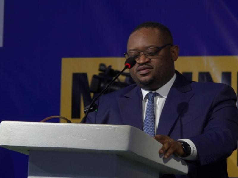 Le ministre des finances, Doudou Fwamba.