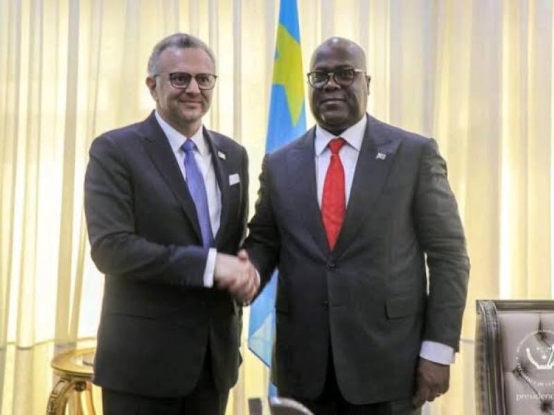 Massad Boulos, envoyé spécial du Président américain reçu à Kinshasa par le Président Félix Tshisekedi, à la Cité de l'Union Africaine [photo d'illustration]