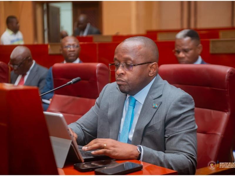 Jacquemain Shabani Lukoo,  Vice-premier ministre, ministre de l'Intérieur, Sécurité, Décentralisation et Affaires Coutumières en RDC