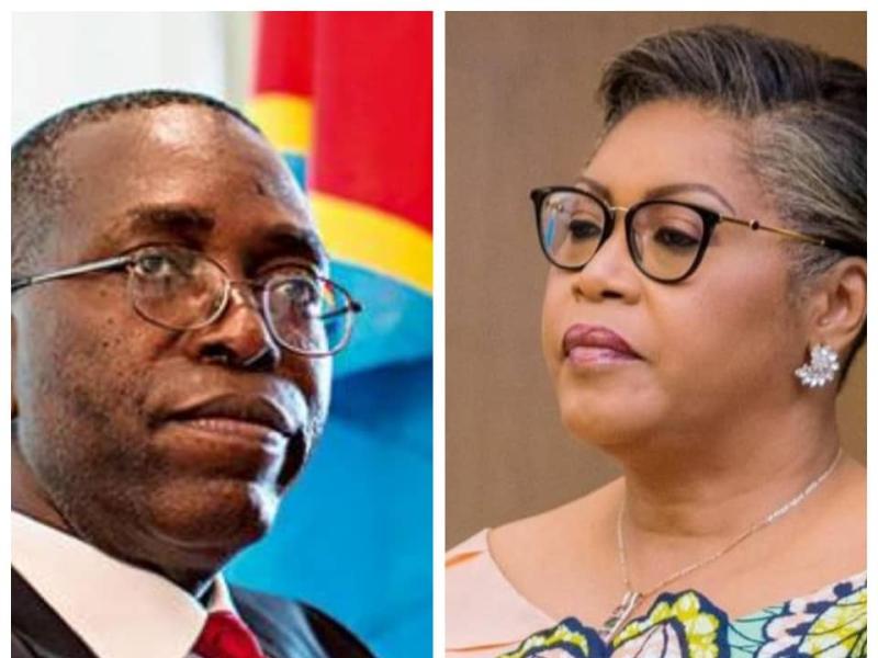 Le député national, Augustin Matata Ponyo, et la Première ministre, Judith Suminwa Tuluka. [ Photo d'illustration ]
