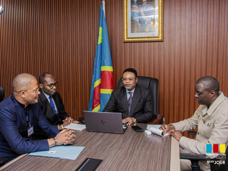 Le Conseiller spécial du chef de l'État en matière de sécurité Désiré Casimir lors d'une séance de consultations [ Photo d'illustration]