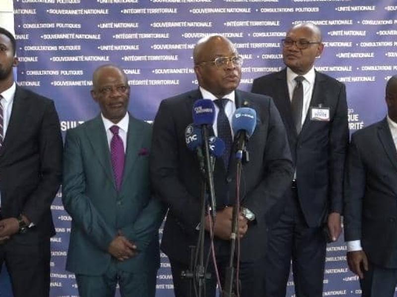 Quelques experts constitutionnalistes à l'issue de leur consultation ce mardi 08 avril 2025