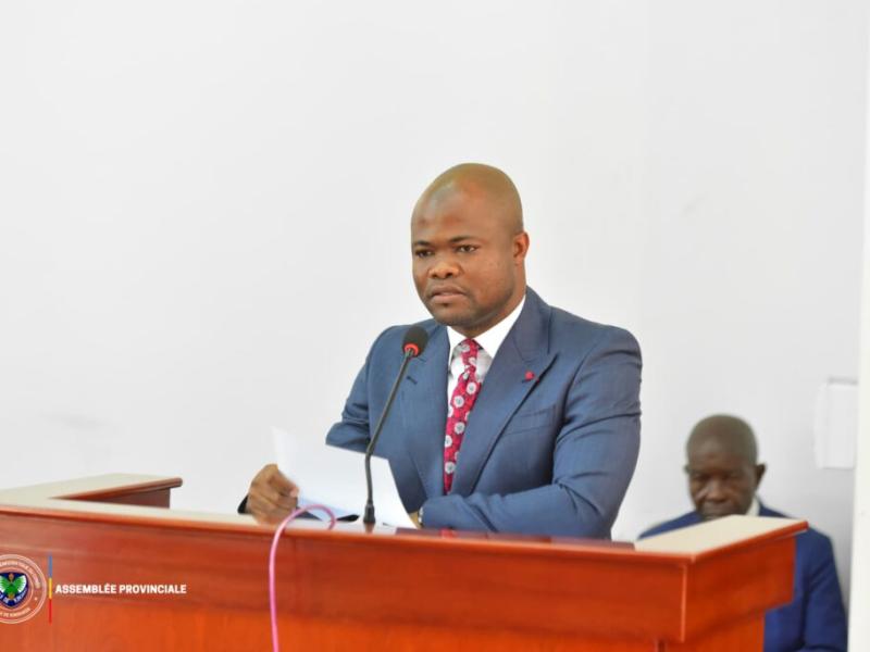 Le député provincial élu de Mont-Ngafula à Kinshasa, Socrates Mubengaie