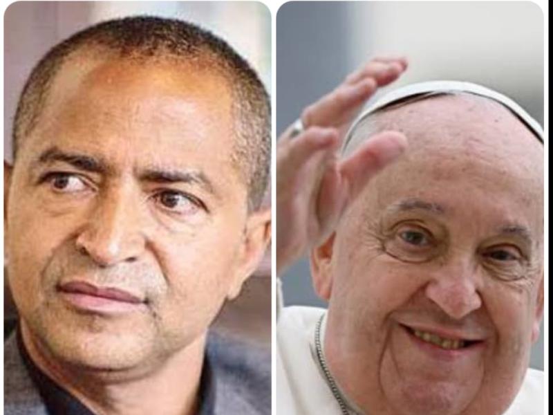 L'opposant Moïse Katumbi et le Pape François [photo d'illustration]