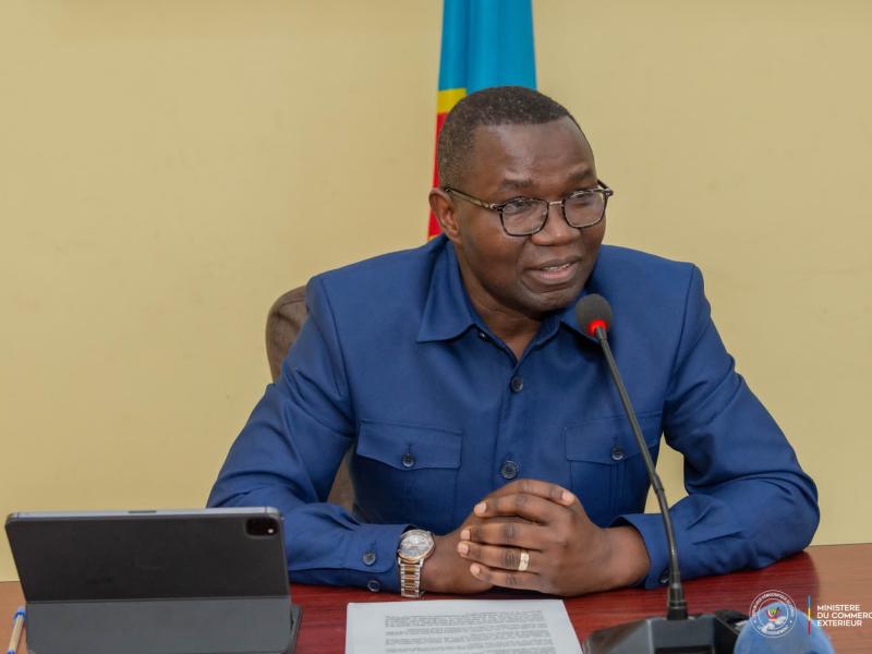 Julien Paluku Kahongya, ministre du Commerce extérieur en RDC