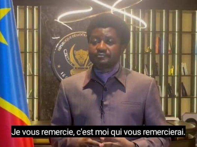 Le Ministre d'état en charge de la justice Constant Mutamba