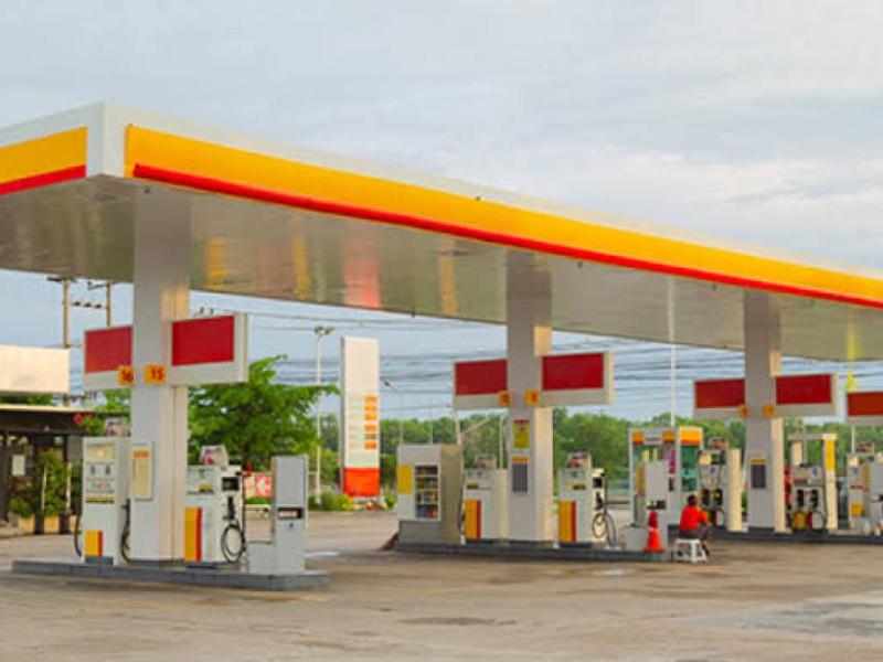 Une station service [photo d'illustration ]