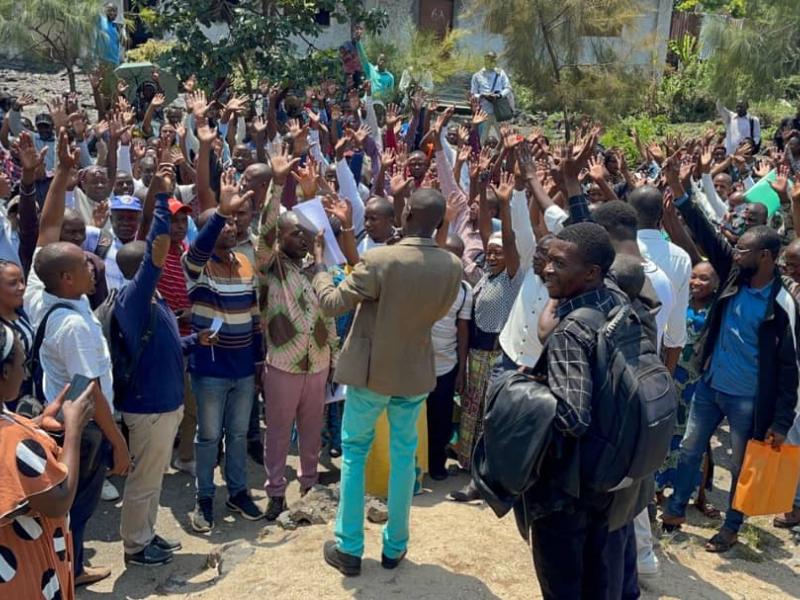 Un groupe des enseignants des écoles primaires publiques à Goma [photo d’illustration]
