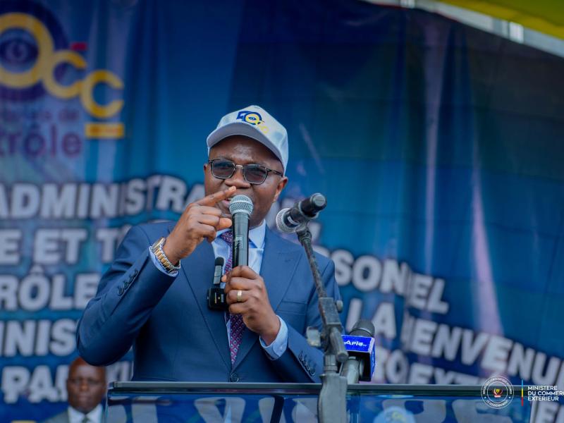 Le ministre du Commerce extérieur Julien Paluku Kahongya