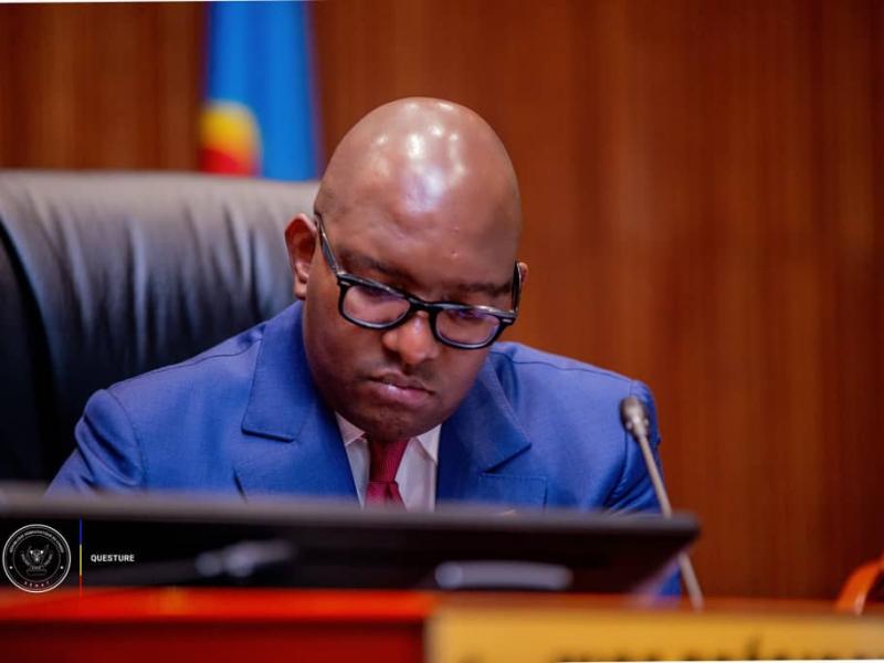 Le speaker de la chambre basse du parlement Sama Lukonde 