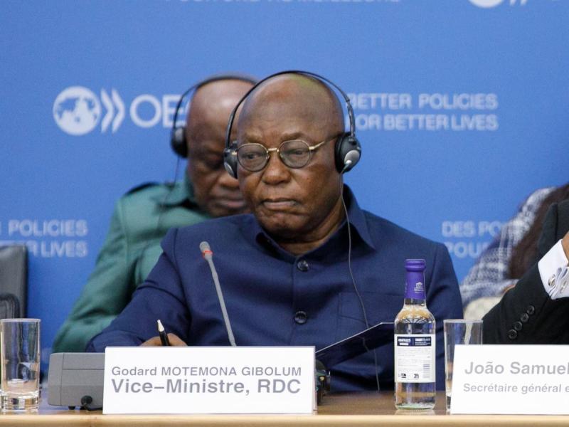 Le vice-ministre des Mines Godard Motemona lors de ce forum à Paris [photo d'illustration]