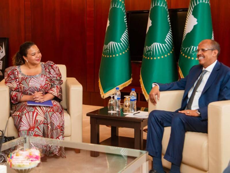 Thérèse Kayikwamba Wagner, s’est entretenue, ce mercredi 07 mai 2025, avec le Président de la Commission de l’UA, Mahmoud Ali Youssouf, à Addis-Abeba