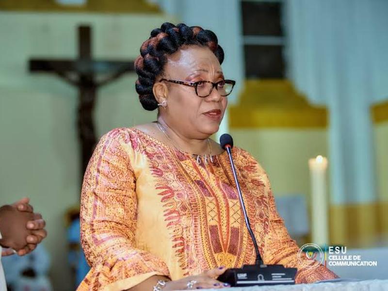 La ministre de l'ESU Marie Thérèse Sombo [photo d'illustration]