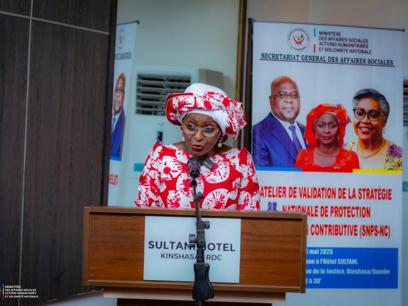 La ministre des affaires sociales Nathalie Aziza Munana [photo d'illustration]