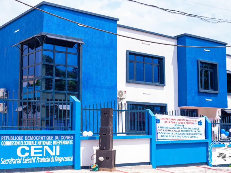 Nouveau bâtiment du Secrétariat Exécutif Provincial de la CENI au Kongo Central