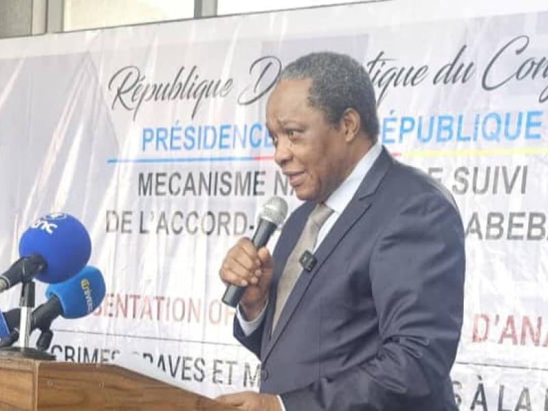 Le professeur Ntumba Luaba, Coordonnateur du Mécanisme national de suivi de l’Accord-cadre d’Addis-Abeba [photo d'illustration]