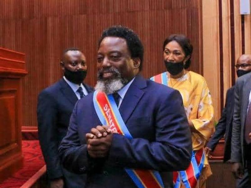 Joseph Kabila au Sénat de la RDC