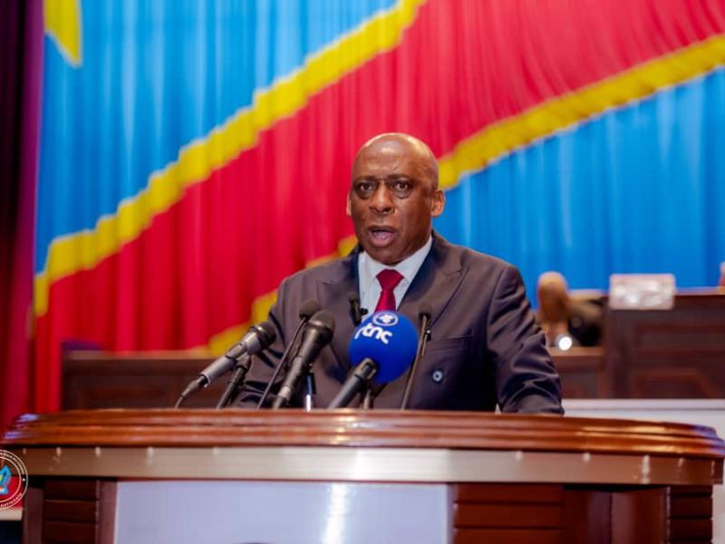 Le DG de l'OVD Victor Tumba devant les députés nationaux, mercredi 21 mai 2025