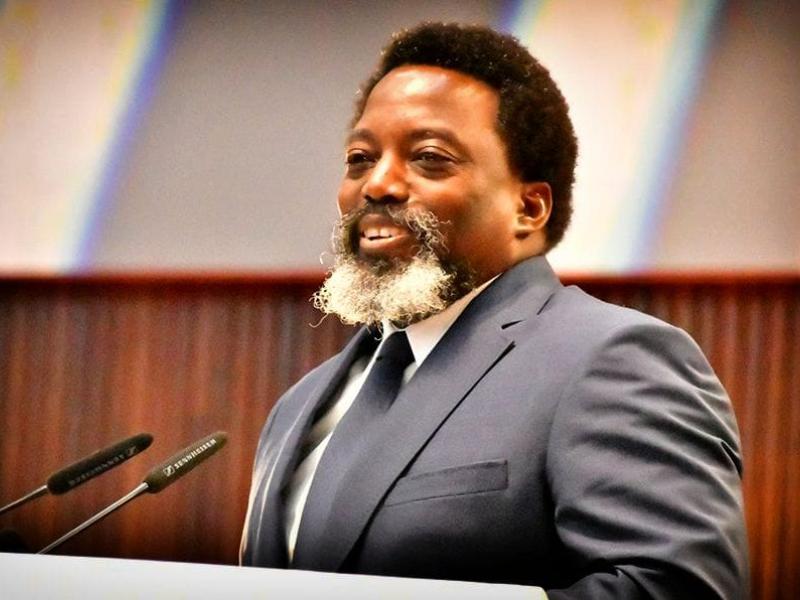 Le Président Joseph Kabila s’adressant à la Nation congolaise à la veille de l’investiture de son successeur Félix Tshisekedi en janvier 2019