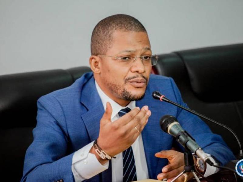Didier Budimbu, ministre des Sports et Loisirs en RDC