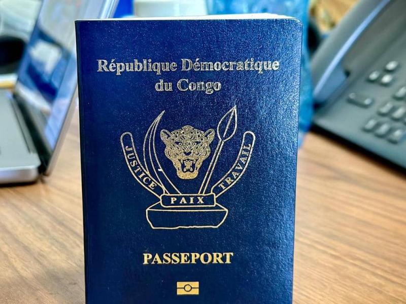 Vue d'un ancien passeport de la RDC [photo d’illustration]