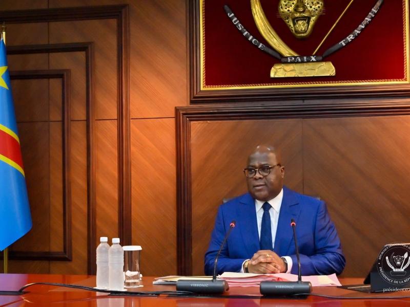 Le président de la république Félix Tahisekedi lors de la 45e réunion ordinaire du Conseil des ministres [photo d'illustration]