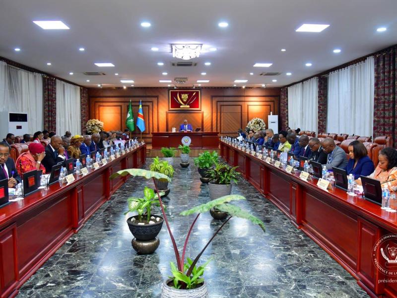 Les membres du gouvernement au cours du conseil des ministres [photo d'illustration]