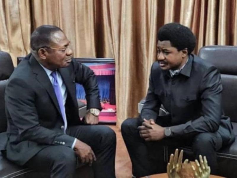Le Procureur Général Fermin Mvonde et le ministre de la Justice Constant Mutamba [photo d’illustration]
