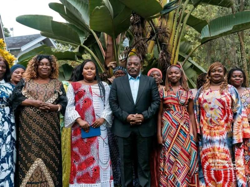 Les femmes leaders du Nord-Kivu après des consultations avec le président honoraire Joseph Kabila