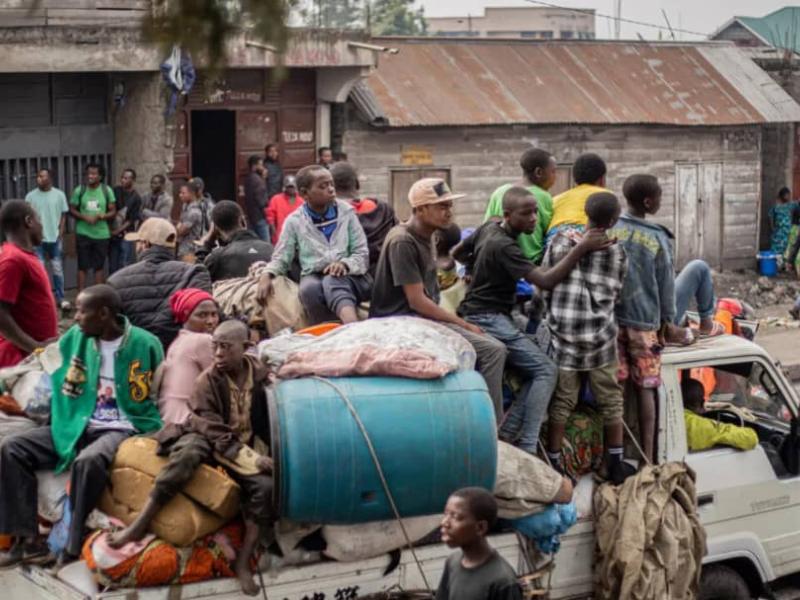 Des déplacés dans l’est de la RDC [photo d’illustration]