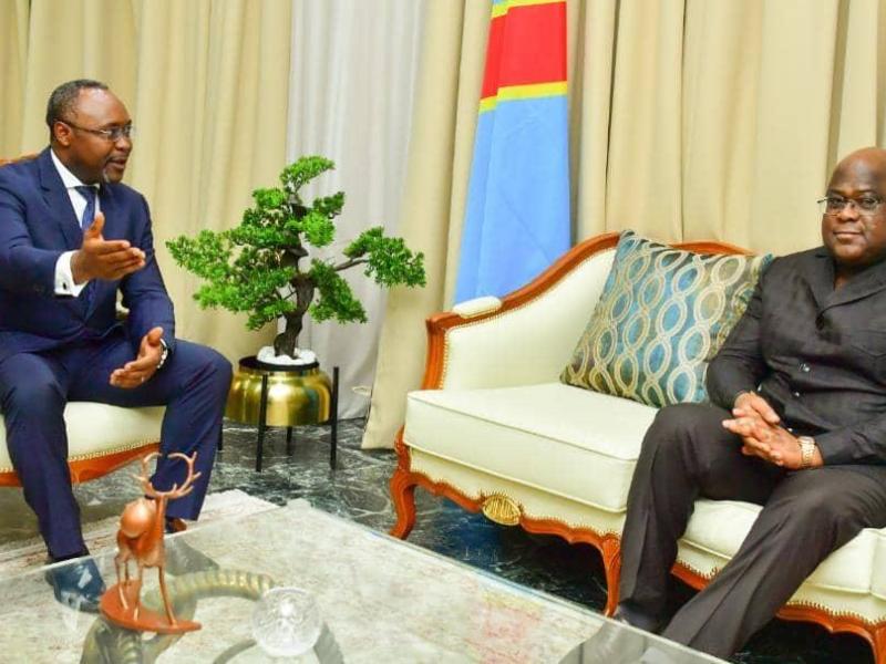 Albert Zeufack, directeur des opérations de la Banque mondiale pour la RDC, reçu par le Président de la République Félix Tshisekedi [photo d’illustration]